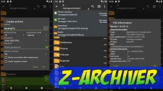 How To Use ZArchiver On Your Android Devices EASY GUIDE  How To Guide  PAID APPS  APK Guide [upl. by Haroved597]