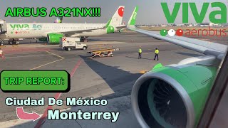 TRIP REPORT VIVA AEROBÚS A321NX l Ciudad de México MÉX  Monterrey MTY l Aviones nuevos [upl. by Picker]