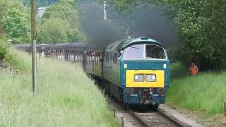 D1015 departs Oakworth 21st June 2024 [upl. by Arutnev374]