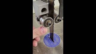 Jet JWBS18 18quot Bandsaw Roller Bearing Guide Install [upl. by Aiahc]