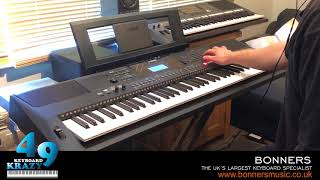 The New Yamaha PSREW410 Keyboard  758 Sounds Part 13 [upl. by Cinnamon]