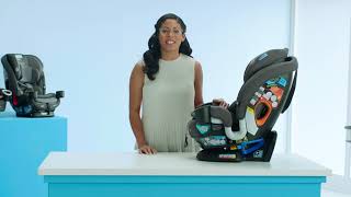 How To Install The Graco® Turn2Me™ 3in1 Car Seat RearFacing using the Vehicle Seat Belt [upl. by Anan]