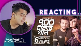 Indian Guy 🇮🇳 Reacting 700 Takar Gaan  Pritom Hasan 🇧🇩 [upl. by Assedo866]