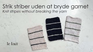 Striber uden at bryde garnet [upl. by Rosalie]