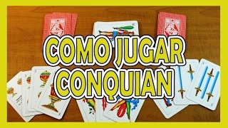 Cómo jugar conquian  10 cartas [upl. by Netram]