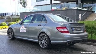 Mercedes C63 AMG with Akrapovic Titanium Exhaust System [upl. by Maccarthy]