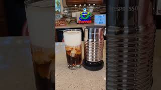 Nespresso Aeroccino 4 Milk frother Best Iced Coffee [upl. by Azzil]