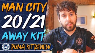 MAN CITY 202021 PUMA AWAY SHIRT  KIT REVIEW [upl. by Gazzo]