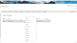 SharePoint Client Folder Template [upl. by Notlaw15]