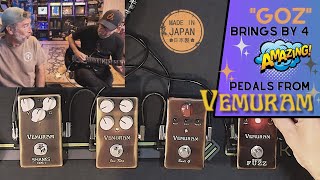 Vemuram pedals are INCREDIBLE Goz breaks from Toto tour to stop by and show these beauties off [upl. by Valry]