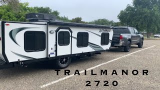 The Coolest Trailer Ever TrailManor 2720 QB Set Up [upl. by Yeslrahc]