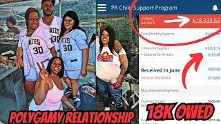 MAN OWES 18K IN BACK CHILD SUPPORTBUT IN A POLYGAMY RELATIONSHIPBLASTED ON FACEBOOK [upl. by Chilson]