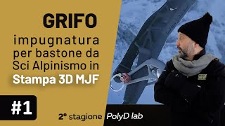 Impugnatura per bastone da Sci Alpinismo 1  Stampa 3D [upl. by Pearlman590]