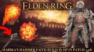 Elden Ring  Marikas Hammer Faith Build is AMAZING In PVP NG [upl. by Yam186]