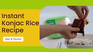 Cooking Guide for Instant Konjac Rice  Ketoslim Mo [upl. by Assenat588]