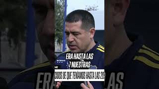 ¿POR QUÉ NO FUERON HABILITADOS LOS REFUERZOS DE BOCA Así lo explica Juan Román Riquelme  Shorts [upl. by Alleuqcaj]