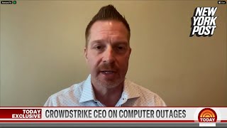 CrowdStrike founder and CEO apologizes for worldwide computer outages [upl. by Aneger]