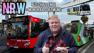 NRW met BUS CHALLENGE en MONORAILS in DORTMUND  juulvlog [upl. by Ennairoc953]