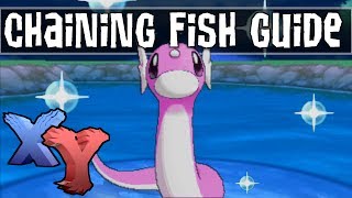 Chaining Fish for Easy Shinies  Shiny Hunting Guide  Pokemon X and Y [upl. by Esnofla]