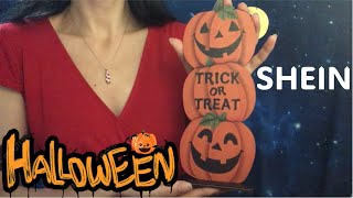 ASMR  Unboxing SHEIN spécial halloween décorations et tenues [upl. by Nancee]