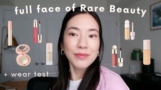 full face of rare beauty whats worth trying tutorial  wear test [upl. by Warner]