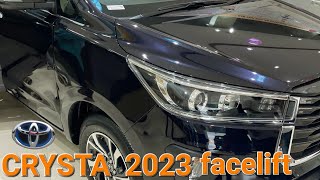 Innova crysta 2023 top model  innova features  crysta 7 seater  INDIANS NO 1 muv car [upl. by Eachelle]