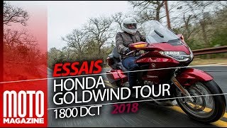 Essai Honda Goldwing 2018  moteur DCT 1800 ENGLISH SUBTITLES [upl. by Alig]