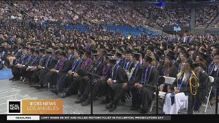 Graduation ceremonies begin at UCLA [upl. by Nyved]