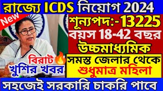 icds recruitment 2024 west bengal  2024 icds form fill up  wb icds supervisor recruitment 2024 [upl. by Ender]