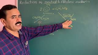 Reduction of Nitrobenzene in neutral amp Alkaline mediumNitro compoundHydrazobenzene NEETJEE BSc [upl. by Omar335]