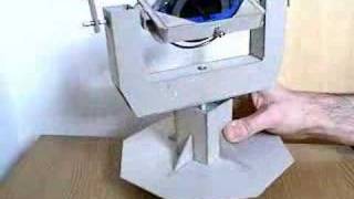 Gimballed gyroscope demonstration [upl. by Filide365]