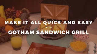 From Sandwiches To Breakfast To Desserts Make It All With The Gotham Steel Sandwich Grill [upl. by Bilow921]