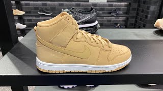 Nike Dunk High Premium “Vachetta Tan”  SKU DX2044201 [upl. by Zetniuq]