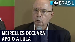 Henrique Meirelles declara apoio a Lula na corrida presidencial  SBT Brasil 190922 [upl. by Maclay642]