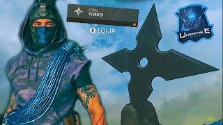 My Secret Ninja Skin Throwing Shuriken  Ninja Stars in SEASON 2 Modern Warfare 2 Warzone [upl. by Owena]