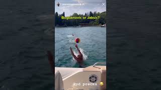 NBA superstar Bogdan Bogdanovic replicated the winning shot Nikola Jaksic made at the Olympics 👌 [upl. by Bruno975]