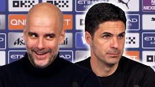 🔴 LIVE  Pep Guardiola and Mikel Arteta postmatch press conferences  Manchester City 00 Arsenal [upl. by Ettesoj638]