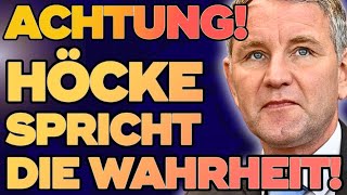 🚨EIL HÖCKE SPRICHT KLARTEXT 🚨GANZER SAAL TOBT thueringen ampelmussweg afd [upl. by Aihpos]