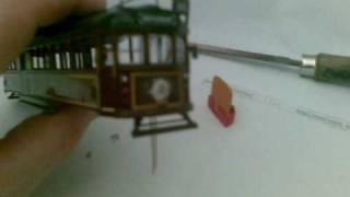 Motorising model Melbourne W class trams [upl. by Ortrud]