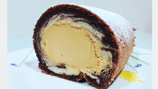 Rulada Japoneza  Brazo De Gitano Con Crema BUCATARESTE CU RODICA [upl. by Nilyaj559]