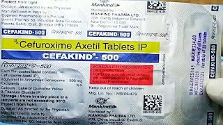 Cefakind500mg tablet Cefuroxime 500mg tablet uses side effects and benefit for pneumonia cefakind [upl. by Walt]