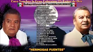 CUCO SANCHEZ LA GRAN COLECCION MIX 25 EXITOS DE ORO PEGADITOS [upl. by Anivlis310]