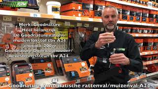 Goodnature Automatische rattenvalmuizenval A24  BTN de Haas 122350 [upl. by Odrarej]