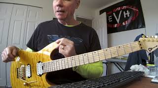 Van Halen quotBaluchitheriumquot Intro  New Charvel DK24 Dark Amber [upl. by Aikas]