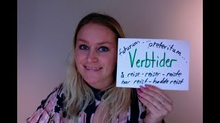 Video 220 VERBTIDER PÅ NORSK presens futurum perfektum osv [upl. by Rednirah]