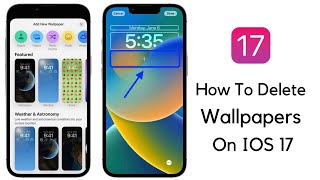 How To Delete Wallpapers On iPhone On iOS 17 [upl. by Atteirneh89]