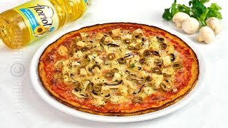 Pizza cu blat de conopida  “Reinventeazăți prânzul cu Floriol”  JamilaCuisine [upl. by Goran]