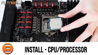 How to Install A Processor CPU Into a Motherboard  Intel CPU Installation Guide [upl. by Nivert]