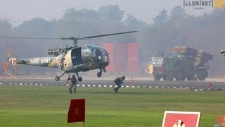 Chetak Helicopters Battle Drill by Indian Army [upl. by Llennod129]