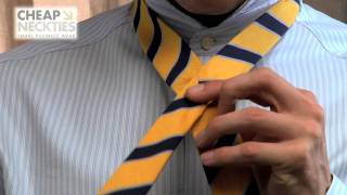 HOW TO TIE A TIE  Tie a Half Windsor Knot [upl. by Uela]